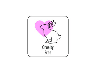 cruelty-free icon vector illustration 