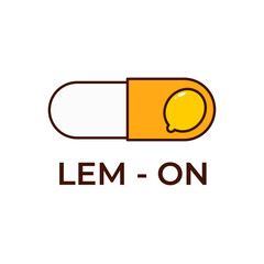 Unique lemon logo