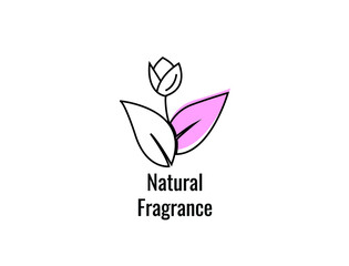 natural fragrance icon vector illustration