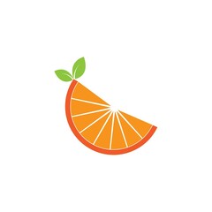 Orange logo design Vector icon illustration design