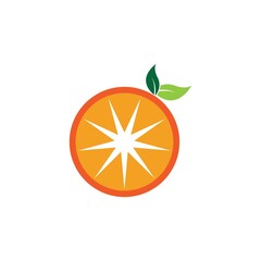 Orange logo design Vector icon illustration design