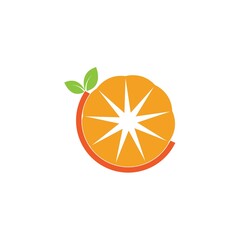 Orange logo design Vector icon illustration design
