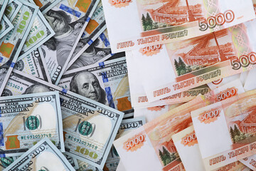 Group of money stack of 100 US dollars banknotes a lot of the background texture. Cash money in a large pile as a finance background.