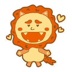 シーサー　沖縄　嬉しい　イラスト素材