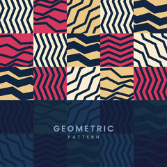 TEXT on Geometric Pattern Abstract Illustration. Graphic texture Wallpaper in Modern Abstract Colorful Vector Background