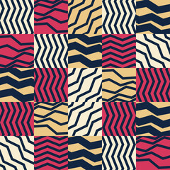Geometric Pattern Abstract Illustration Graphic Pastel Wallpaper in Modern Abstract Colorful Vector Background