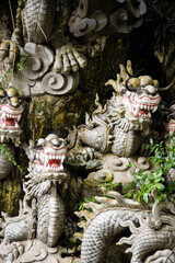 Fototapeta premium Tradition sculptures in a Buddhist temple in Danang, Vietnam