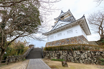 冬の杵築城　大分県杵築市　Kitsuki Castle in winter. Ooita-ken Kitsuki city