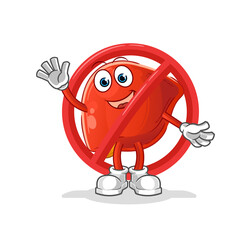 say no to liver mascot. cartoon vector