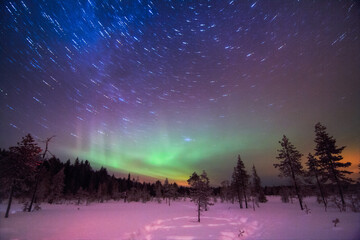 芬蘭北極光 - 拉普蘭區羅瓦涅米