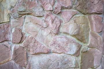 Old decorative stone wall texture
