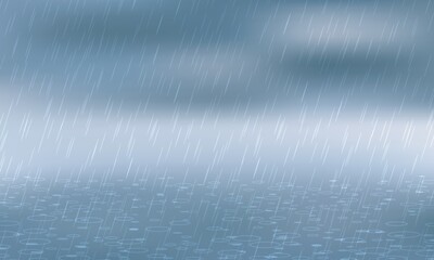 Rain with rain drops ready for your illustrations.