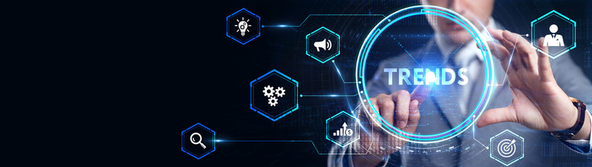 Business, Technology, Internet and network concept. Recent and latest trend.