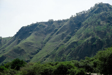 Beautiful view of Cristo Rei hills at Dili, Timor Leste.