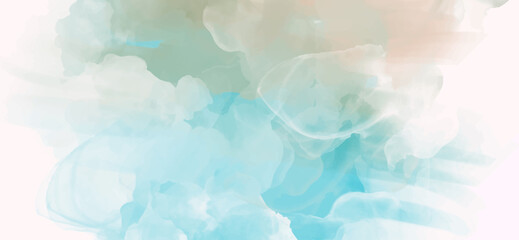 Hand painted abstract color background, vector illustration