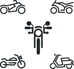 moto icon set