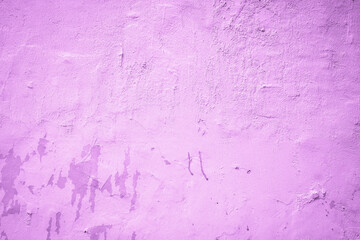 Pink colored old rough cement wall texture. Abstract grunge concrete background for pattern.