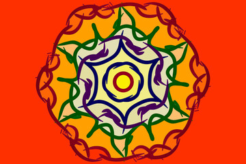 abstract orange background