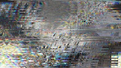 Technology glitch background. Computer screen error. Digital pixel noise abstract design. Technical problem grunge wallpaper.