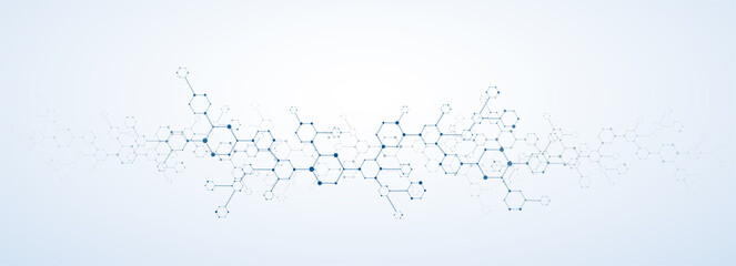 concept physics molecular structure and  dna vector  chemistry science  illustration