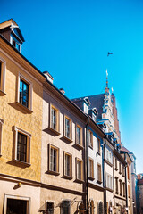Street view of Warsaw, Poland