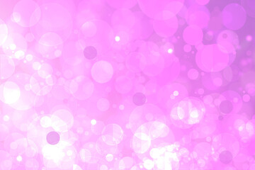 Abstract blurred vivid spring summer light delicate pastel pink white bokeh background texture with bright soft color circles and bokeh lights. Card concept. Beautiful backdrop illustration.