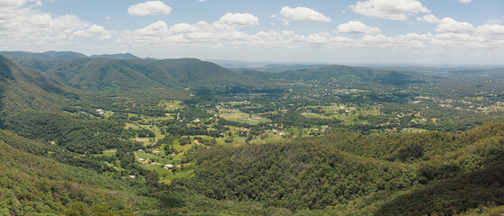 panorama of the mountains