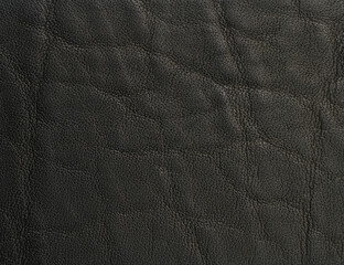 Cowhide black leather surface