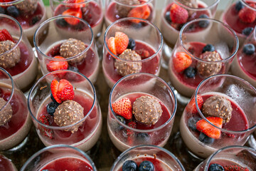 red and white bottles