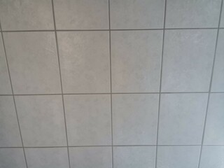 White coloured square tiles