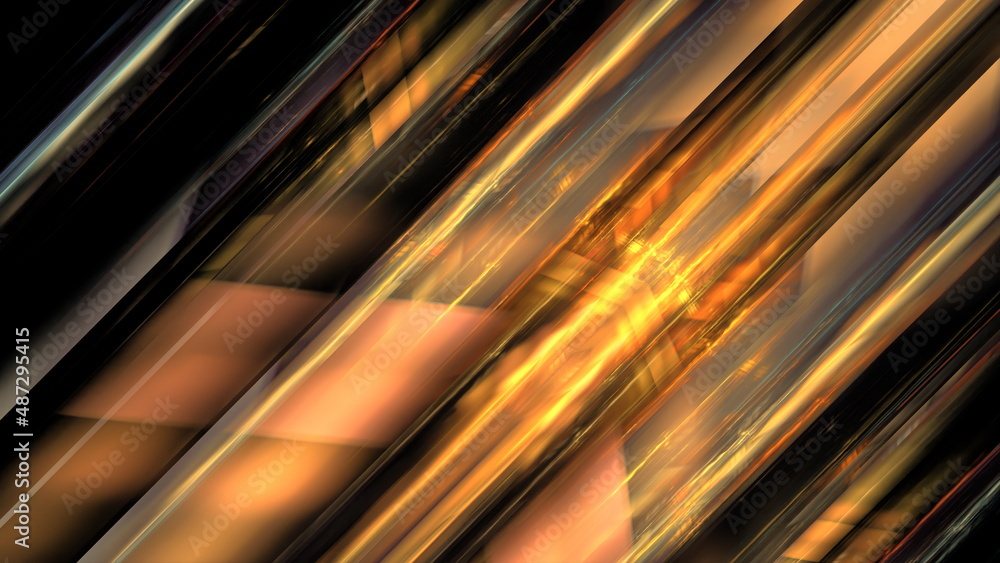 Poster abstract glowing geometric background. modern digital technologies, an element of design and decorat