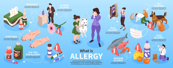 What Is Allergy Infographics