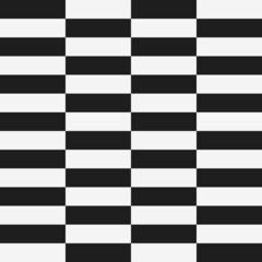 Fototapeta premium Chess rectangles. Long black and white checkered rectangles.