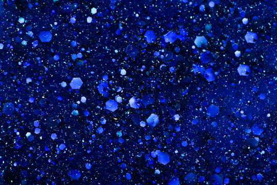 Blue Digital Glitter