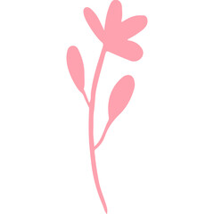 Fototapeta premium Flower vector illustration in flat color design