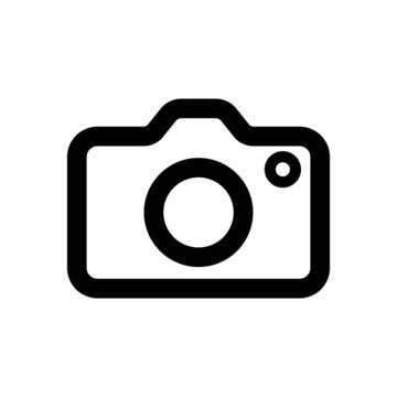 Photo camera icon. Photograph accessories. Photo button. Vector on isolated white background. EPS 10