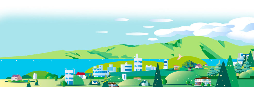 風景イラスト Images Browse 306 Stock Photos Vectors And Video Adobe Stock