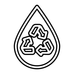 Reuse water icon