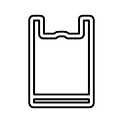 Plastic bag icon