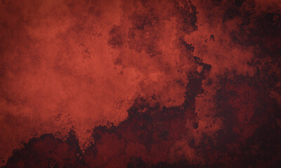 Abstract red cement wall background.