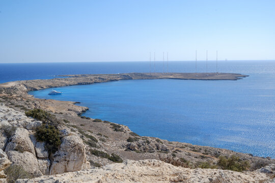 Sea Bay Cape Greco Cyprus