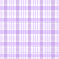 Pastel purple plaid pattern seamless for fabric, print, wallpaper, fashion