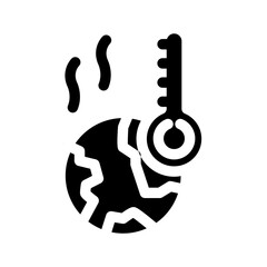 Climate change icon