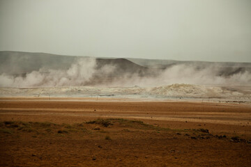 Islande, fumerolle