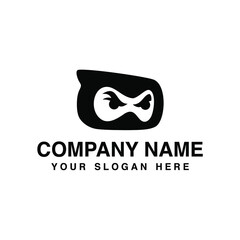 ninja head logo © VianSmith