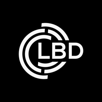LBD letter logo design on black background.LBD creative initials letter logo concept.LBD vector letter design.