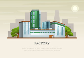 Factory Flat Poster
