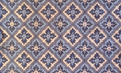 Old retro wallpaper with design pattern