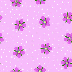 ditsy purple florals seamless pattern. violet pattern. summer spring flower pattern. good for dress, fashion, fabric, textile, wallpaper, etc.