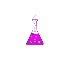 Icon logo bottle laboratory